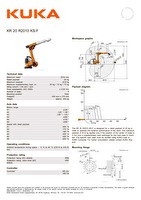 Брошюра промышленного робота KUKA KR CYBERTECH KR 20 R2010 KS-F
