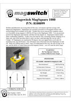 Магнитный фиксатор Magswitch MagSquare 1000