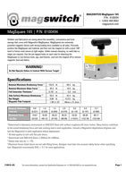Магнитный фиксатор Magswitch MagSquare 165