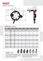 Брошюра разъемных труборезов G.B.C серии Fast