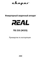 Инструкция по эксплуатации Сварог REAL TIG 250 (W229)