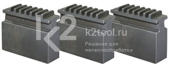 Комплект сырых кулачков для трёхкулачкового токарного патрона Ø 200 мм