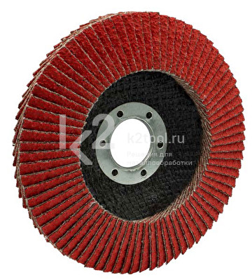 Лепестковый торцевой круг Karnasch Ø125х22,2 мм, Р60, арт. 12.1000.125.060