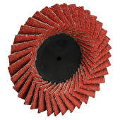 Лепестковый торцевой круг Ø75 мм, Р40, CERAMIC FLEX-ELAST MINI, Karnasch, арт. 12.1060.075.040