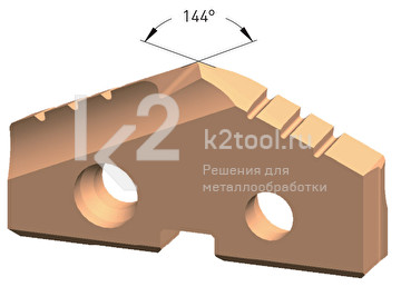 Сменная пластина из порошковой стали, покрытие Steel-Tec, Karnasch, арт. 22.2510