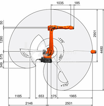 Промышленный робот KUKA KR IONTEC KR 50 R2500 HO