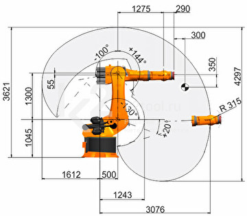 Промышленный робот KUKA KR 500 FORTEC, KR 420 R3080 F