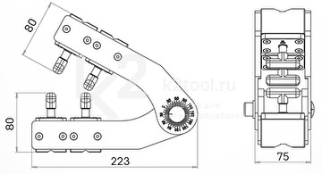 Магнитный регулируемый угольник HDWELD WM9-M2