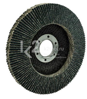 Лепестковый торцевой круг Karnasch Ø115х22,2 мм, Р40, арт. 12.1020.115.040