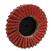 Лепестковый торцевой круг Ø50 мм, Р60, CERAMIC QUICK-CHANGE MINI, Karnasch, арт. 12.1050.050.060