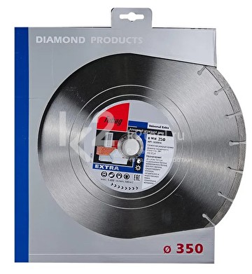 Алмазный отрезной диск Fubag Universal Extra диаметром 350 мм / 25.4 мм