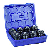 Набор головок резьбонарезных для манипулятора ETM-16, GTM12, JIS, М3-М16, 9 шт.