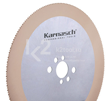Пильные диски из быстрорежущей стали Karnasch HSS-DMo5, с KX покрытием, арт. 5.1040
