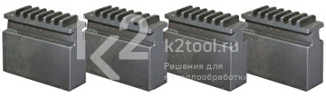 Комплект сырых кулачков для четырёхкулачкового токарного патрона Camlock Ø 250 мм