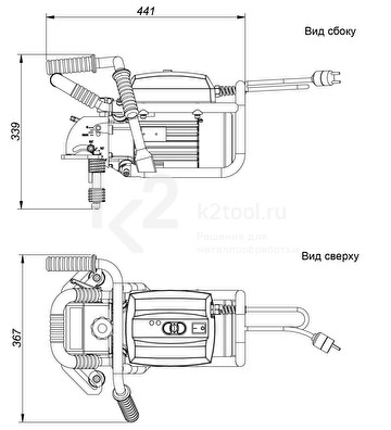 Машина для снятия фаски BM-21 (ВМ-21) - схема