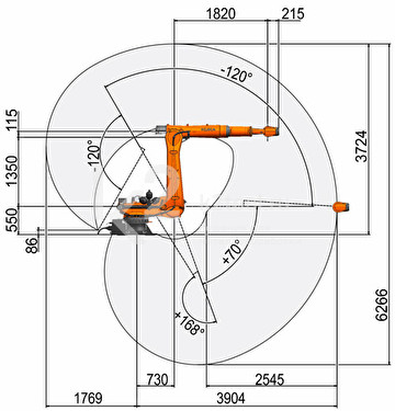 Промышленный робот KUKA KR QUANTEC, KR 120 R3900-2 K