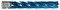 Корончатые сверла Blue-line Karnasch, длина 110 мм, Nitto + Weldon 19, арт. 20.1180N