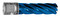 Корончатые сверла Blue-line Karnasch, длина 55 мм, Nitto + Weldon 19, арт. 20.1313N