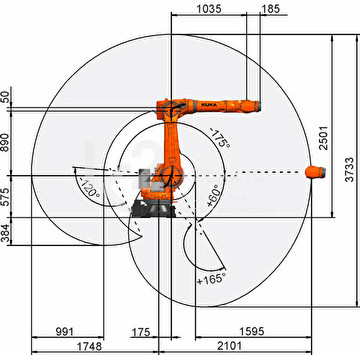 Промышленный робот KUKA KR IONTEC KR 50 R2100