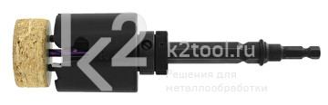 Хвостовик шестигранный 9,5 мм с выталкивателем для коронок Karnasch, арт. 20.1166