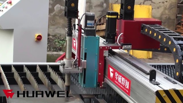 Демонстрация портальной машины плазменной резки Huawei TNC видео