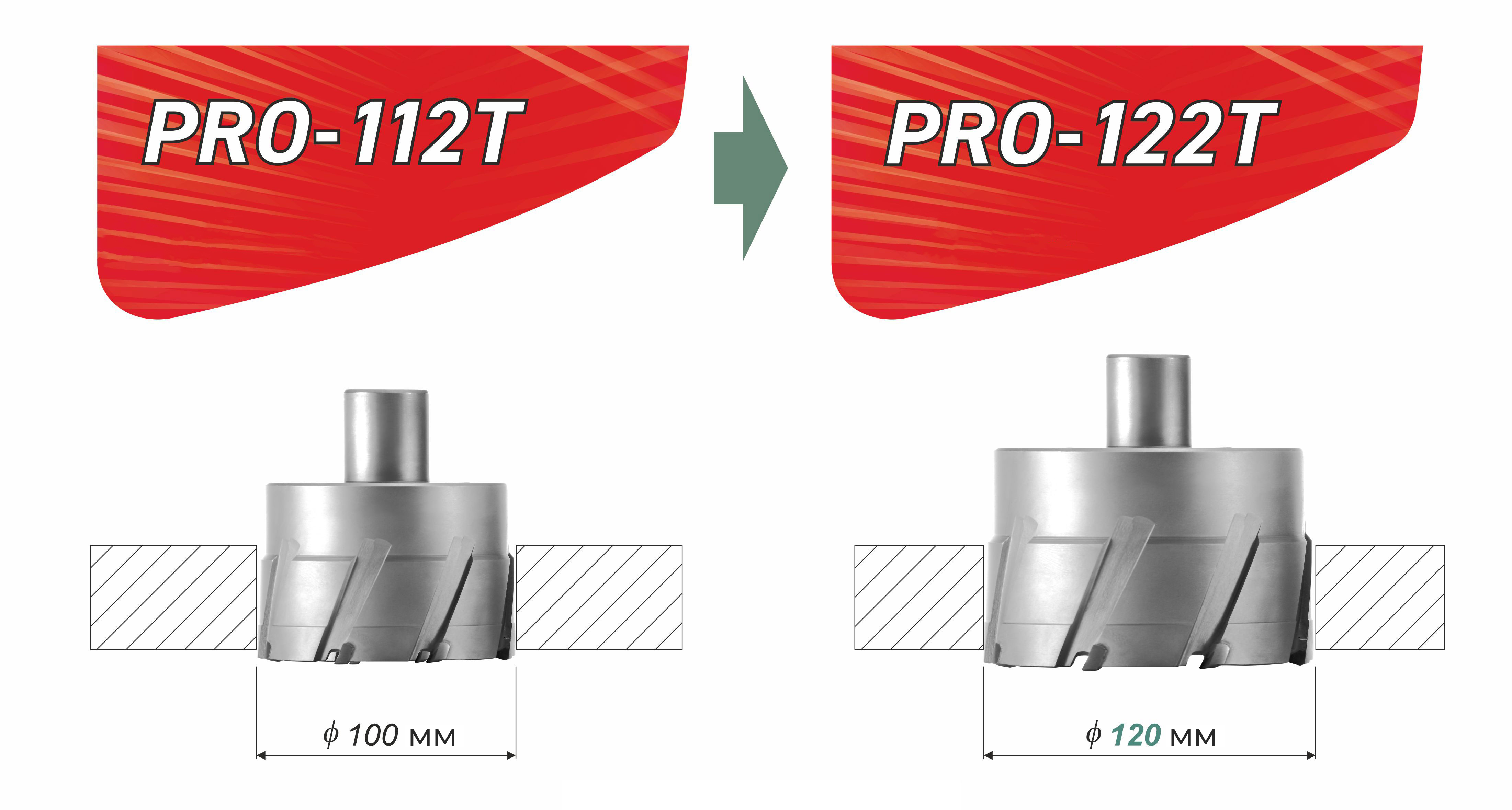 PRO 122 T в работе Магнитный сверлильный станок Promotech PRO 122 T