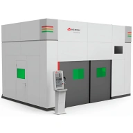 Пятиосевой 3D лазерный станок HGTECH серии SF для резки металла
