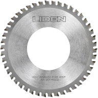 Пильный диск Liden Premium 140 мм по нержавейке, арт. 201.140.02