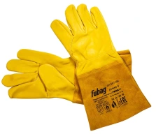 Сварочные краги Fubag TIG без подкладки FWGN 9Y, желтый