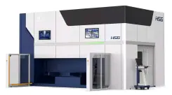 Пятиосевой 3D лазерный станок HSG Laser серии CELL для резки металла