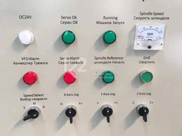 Панель управления портального сверлильного станка с ЧПУ Sunrise TPD3016