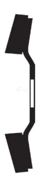 Лепестковый торцевой круг Ø50 мм, Р60, ZIRCONIUM MINI, Karnasch, арт. 12.1070.050.060