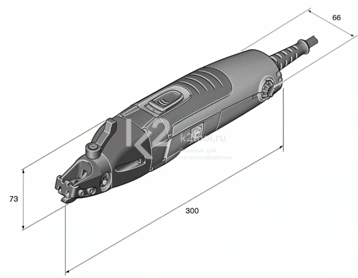 Ножницы шлицевые Fein BSS 1.6 CE габариты