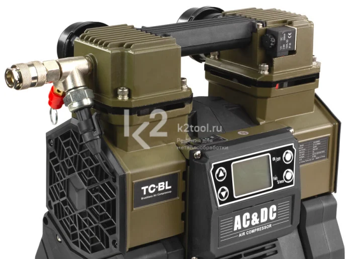 Поршневой безмасляный 2 в 1 компрессор TC-BL DC5090M