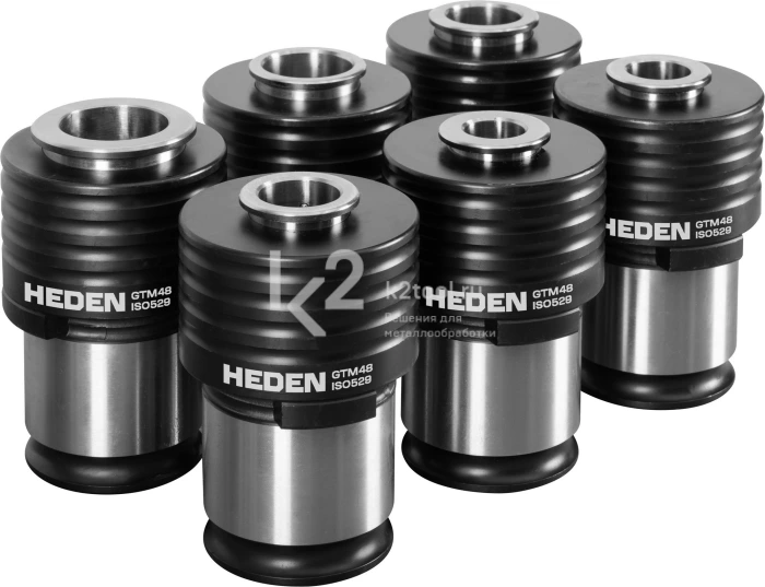 Набор головок резьбонарезных для манипулятора Heden ETM-56, GTM48, М27-М56, ISO 529, 6 шт.