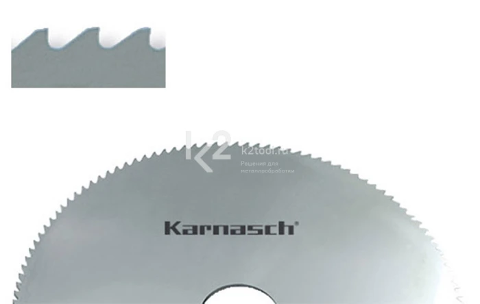 Фрезы отрезные / прорезные Karnasch из быстрорежущей стали с зубьями формы «BW» или «C», арт. 5.5002
