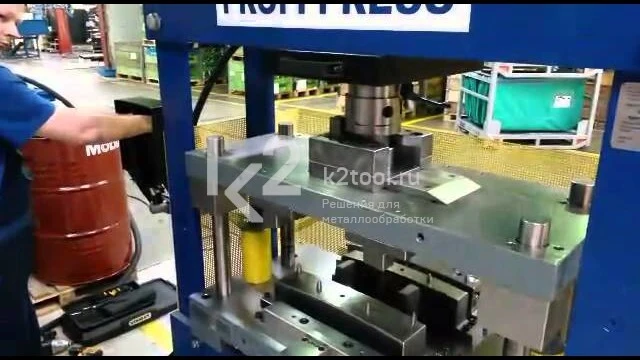 Работа гидравлического пресса RHTC