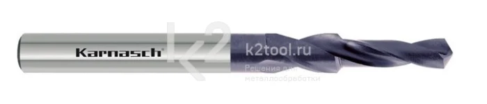 Короткие ступенчатые спиральные сверла, 90° (под винты с потайной головкой), HSS-XE с покрытием TITAN-TEC, Karnasch, арт. 40.2050