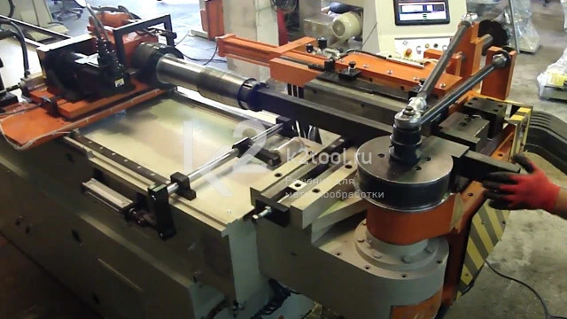 Демонстрация работы ​трубогибочного станка с ЧПУ Cansa Makina CNC76 R1
