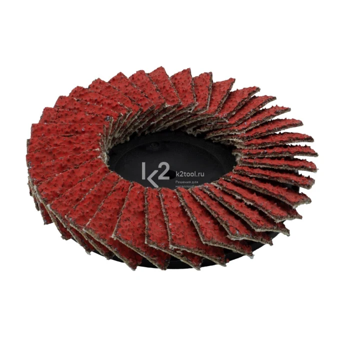 Лепестковый торцевой круг Ø50 мм, Р36, CERAMIC QUICK-CHANGE MINI, Karnasch, арт. 12.1050.050.036