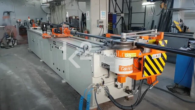 Процесс работы ​трубогибочного станка с ЧПУ Cansa Makina CNC76 R1