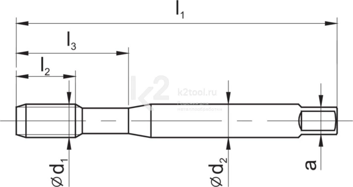 Метчики для глухих отверстий Fanar HSSE-PM/HL, арт. C4-118M61