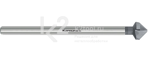Коническая зенковка из быстрорежущей стали XE с длинным хвостовиком, Karnasch артикул 20.1725