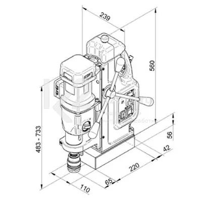 MAB-845 - размеры