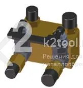Газораспределитель 2x2 с запорным клапаном Promotech