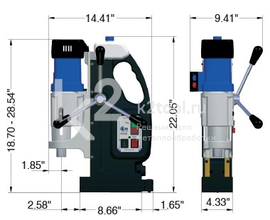 Магнитный сверлильный станок BDS MAB-845 V