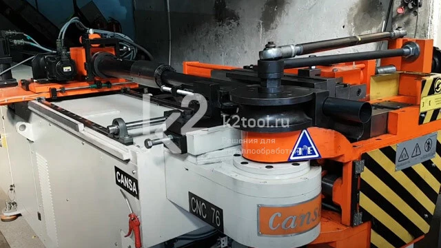 Процесс ​работы ​трубогибочного станка с ЧПУ Cansa Makina CNC76 R1