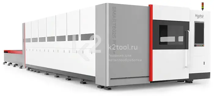 Высокомощный лазерный станок HGTECH серии SMART PRO PLUS для резки листов металла